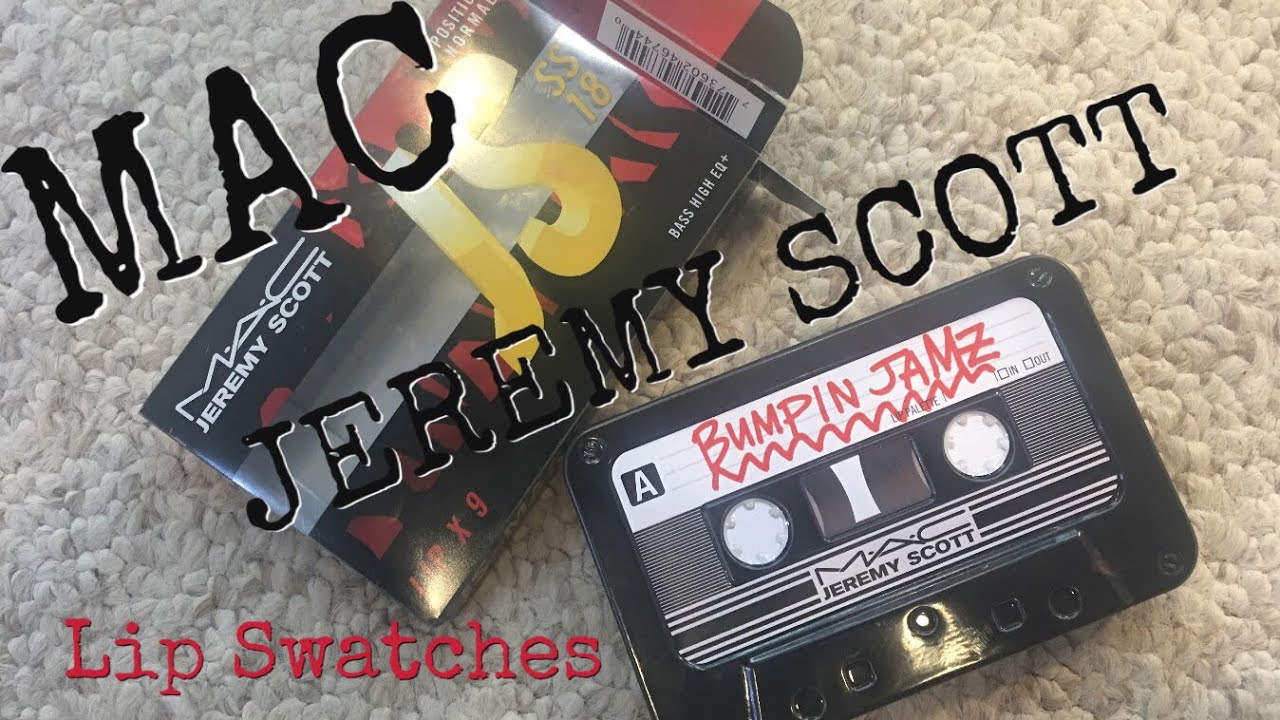 MAC Jeremy Scott Collection |FUTURE EMOTIONS Lip palette | LIP SWATCHES