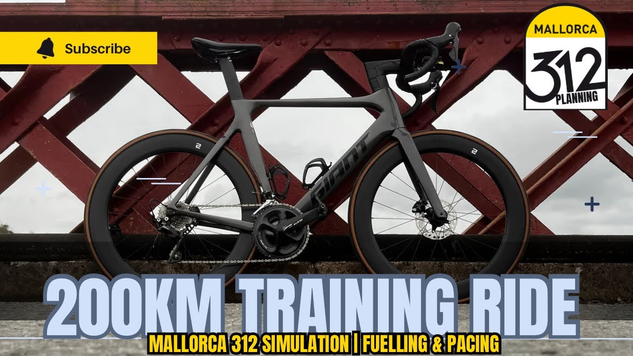 200KM Training Ride | MALLORCA 312 SIMULATION | PACING & FUELLING ⛽️