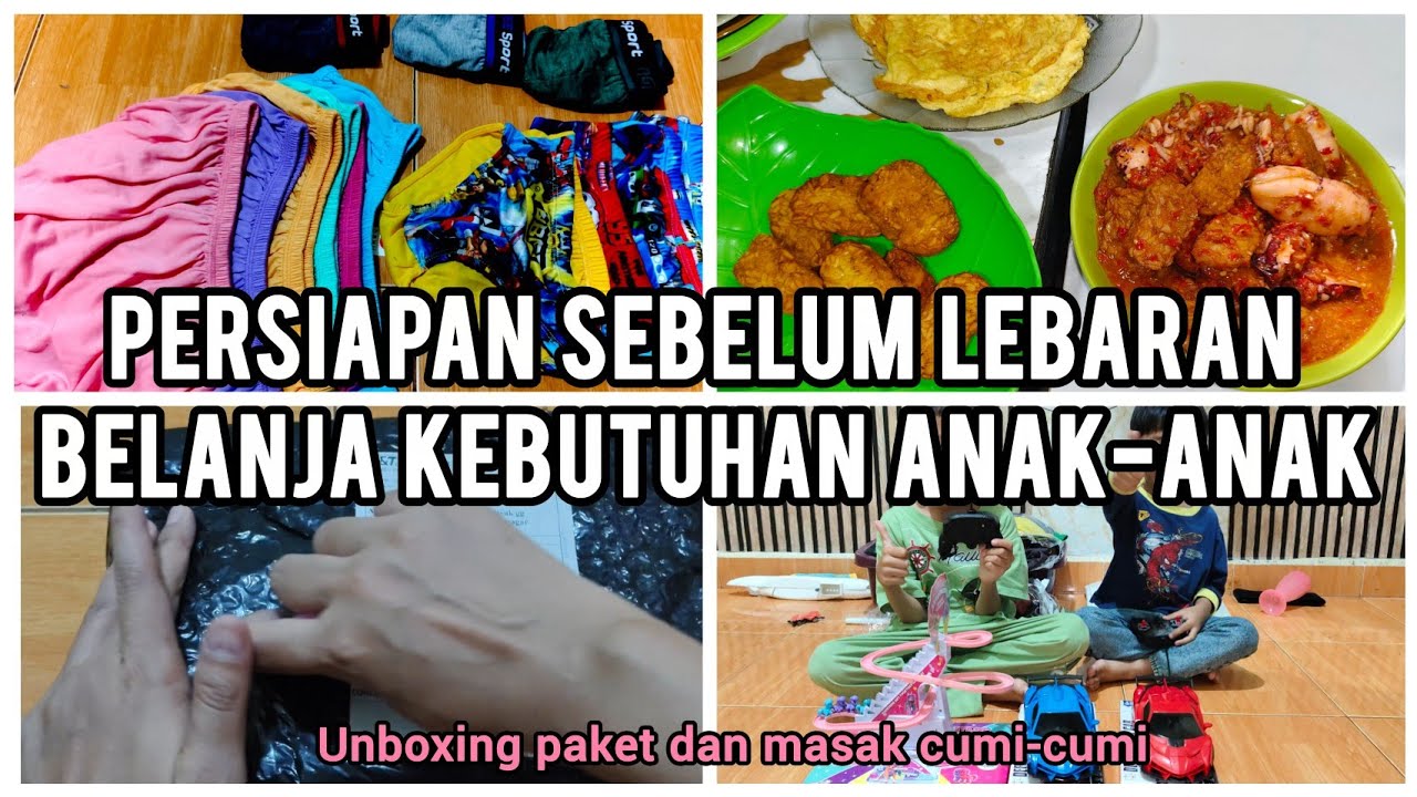 Belanja persiapan sebelum lebaran 2026. 