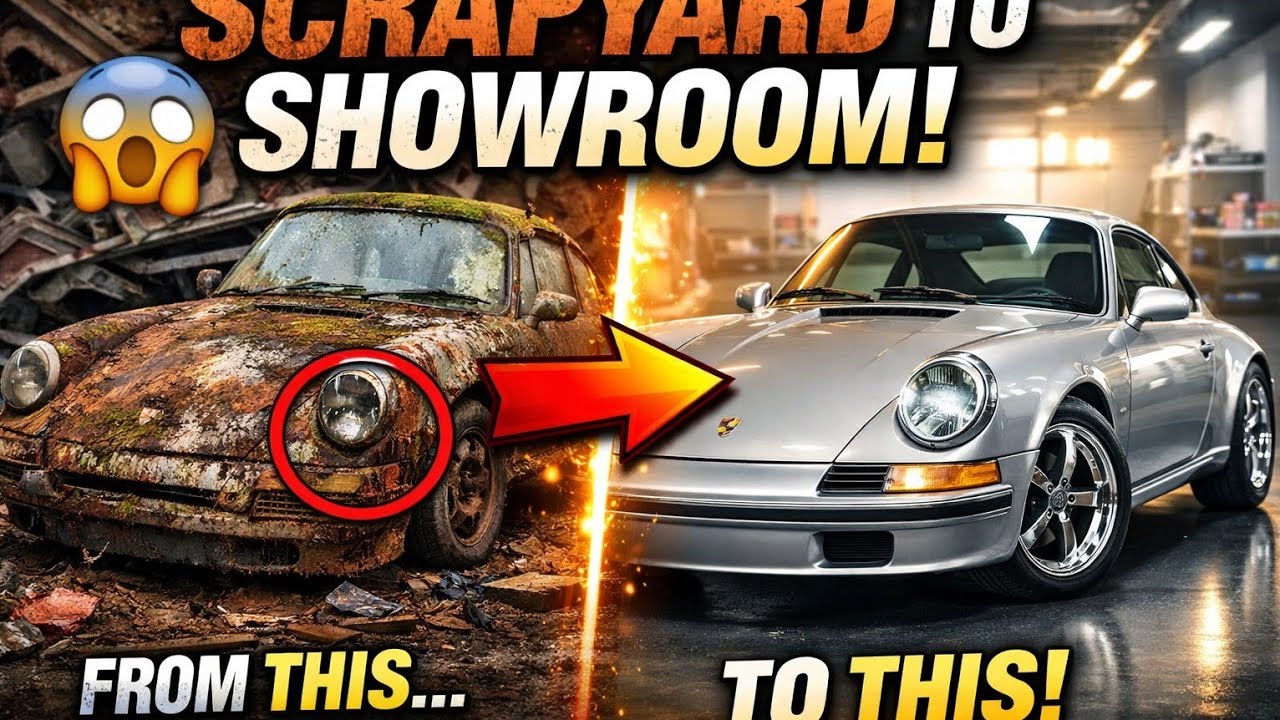 Restoring a Rust-Covered Porsche 911 — From Scrapyard to Showroom