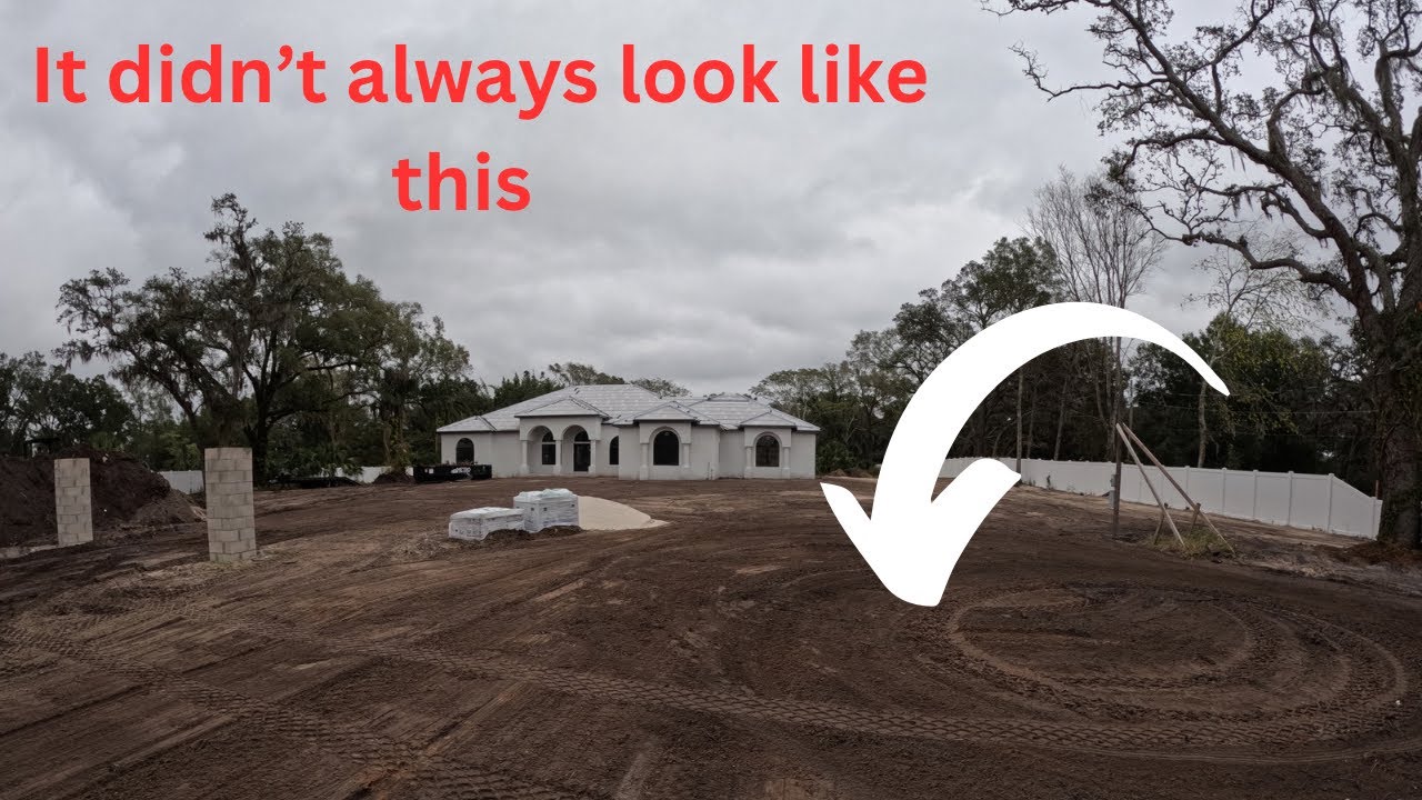 Grading a huge custom yard (lots of debris removal)