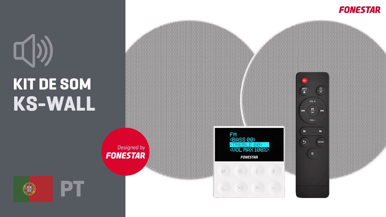 KIT DE SOM tudo em um KS-WALL