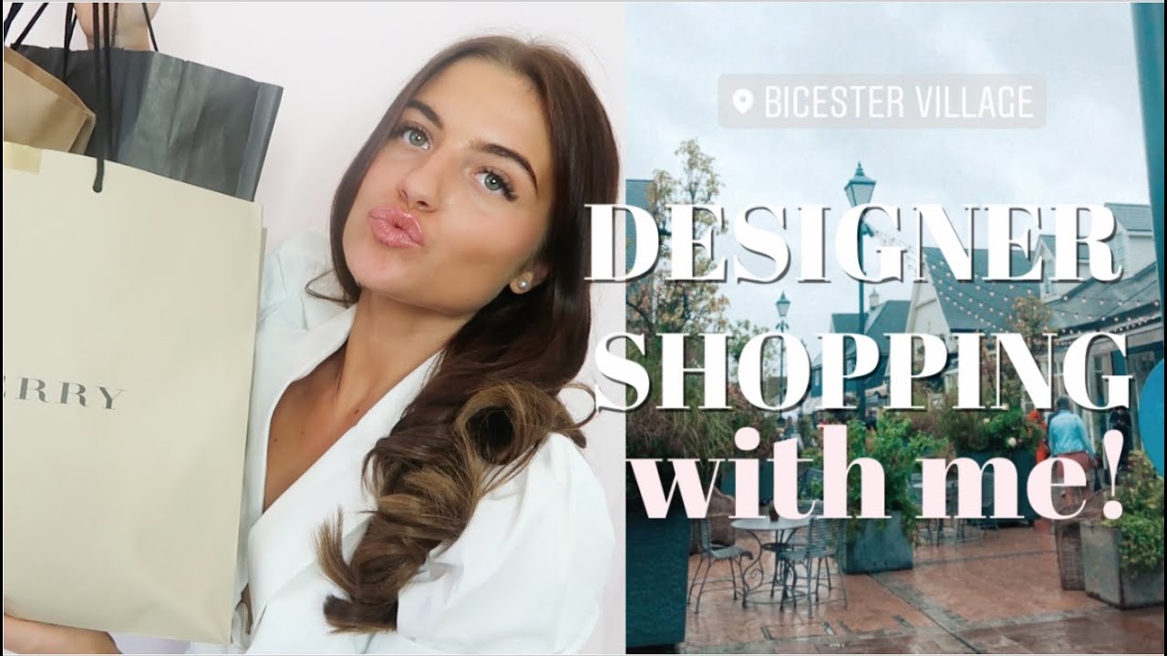 COME LUXURY SHOPPING WITH ME! BICESTER VLOG AND DESIGNER HAUL UNBOXING
