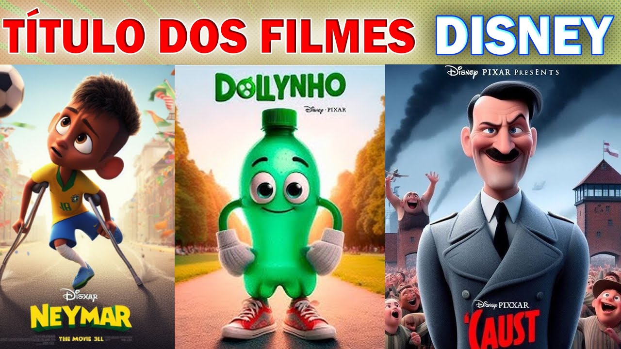 Como criar os Títulos para filmes FAKE da Disney PIXAR