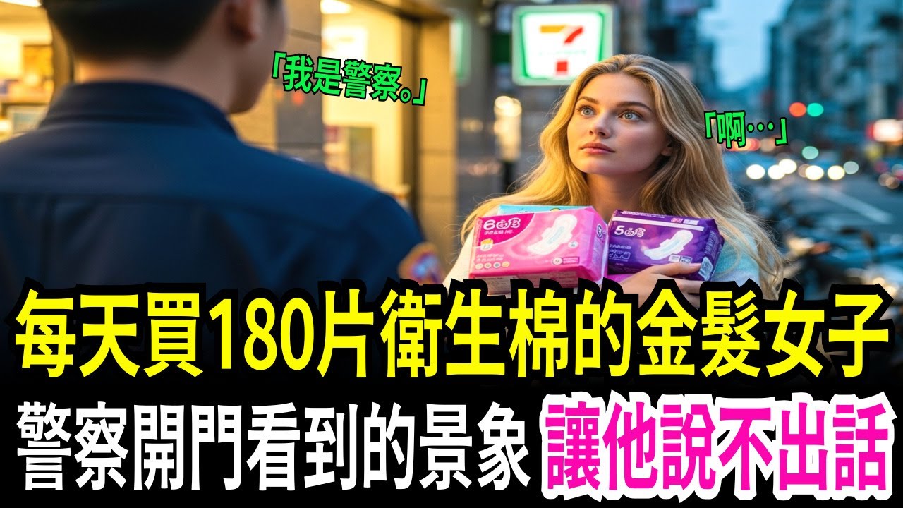 每天買180片衛生棉的瑞典女子,警察上門後看到的景象讓他徹底愣住