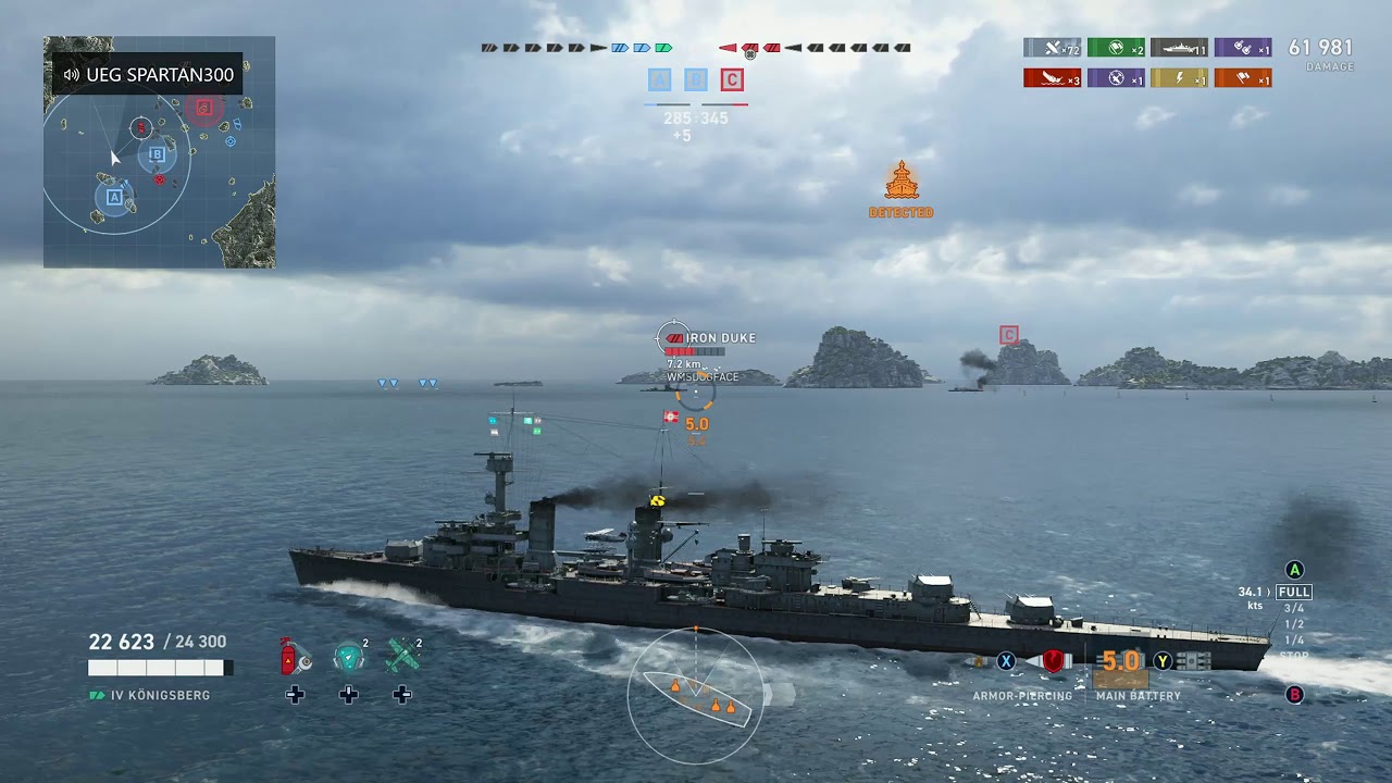 Meet The Konigsberg! Tier 4 German Cruiser (World of Warships Legends Xbox One X)