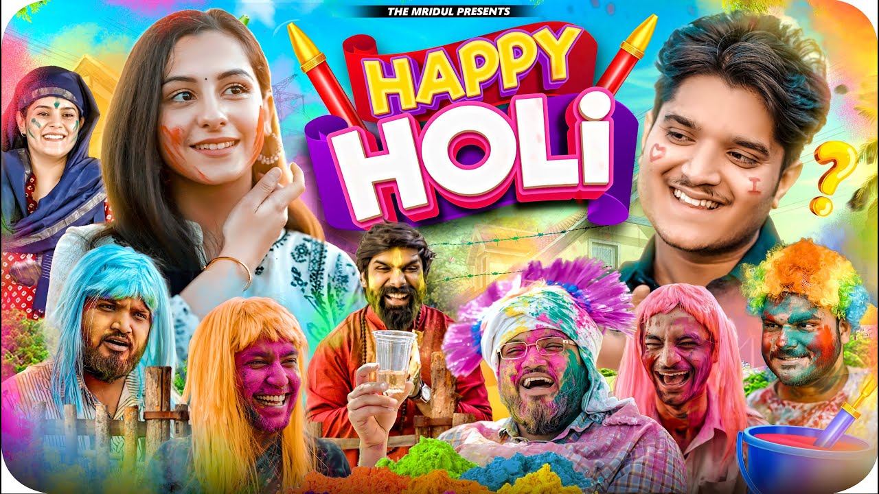 Happy Holi | the mridul | Pragati | Nitin