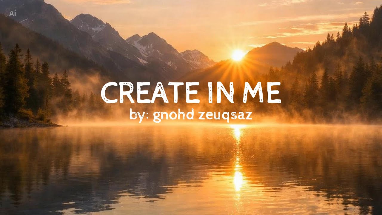 📖🎶 CREATE IN ME by Scripture & Song (Inspired by Psalm 51:10)