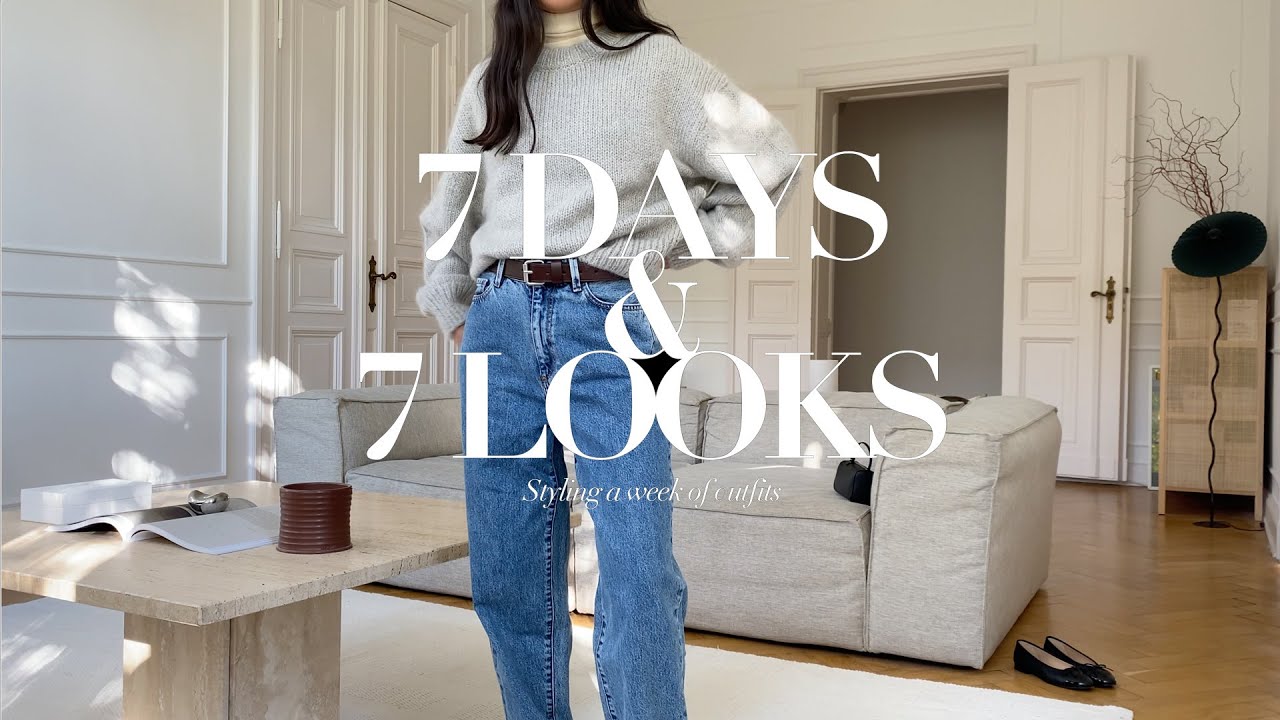 7 Days 7 Looks | A Week in Outfits | Fall/Autumn Wardrobe