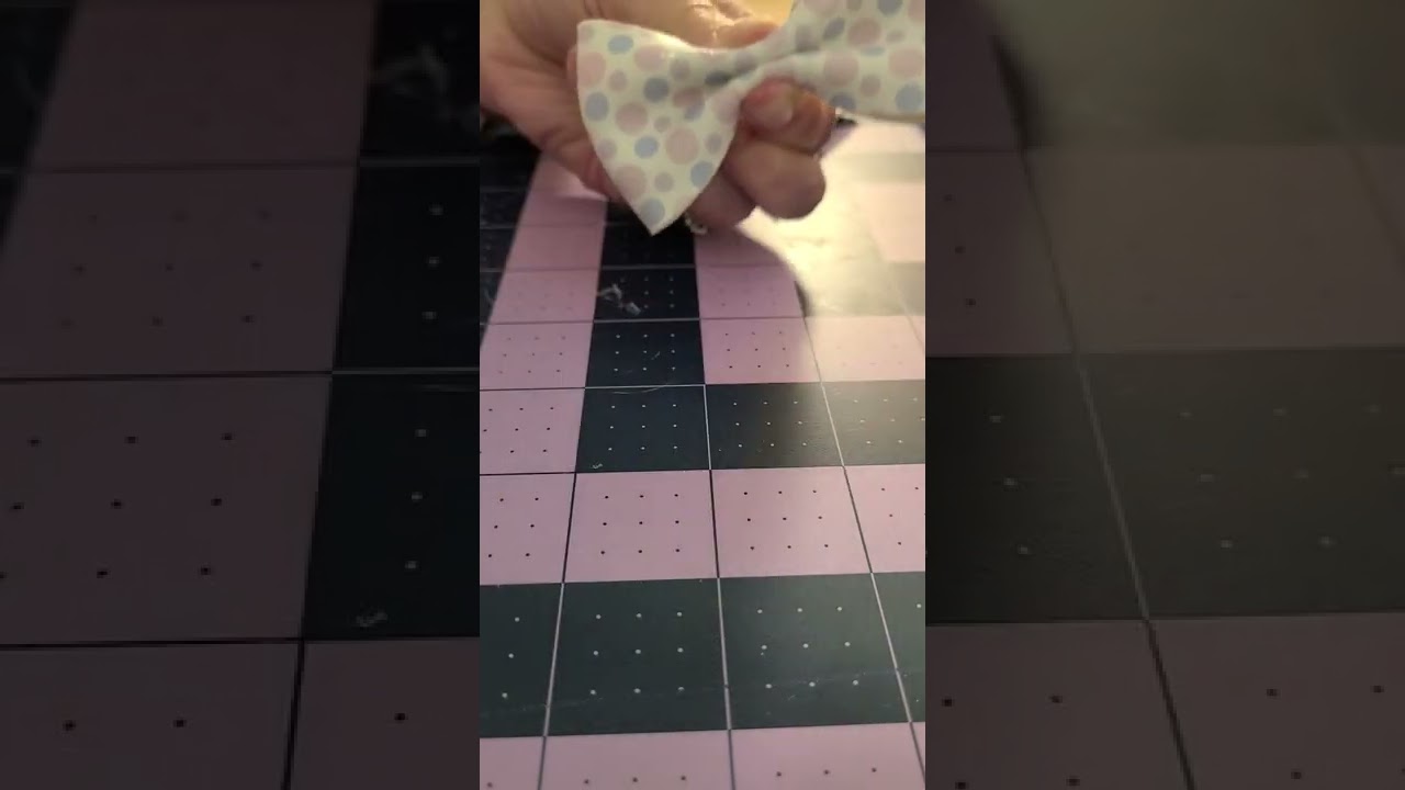Faux Leather Bow Tie Tutorial