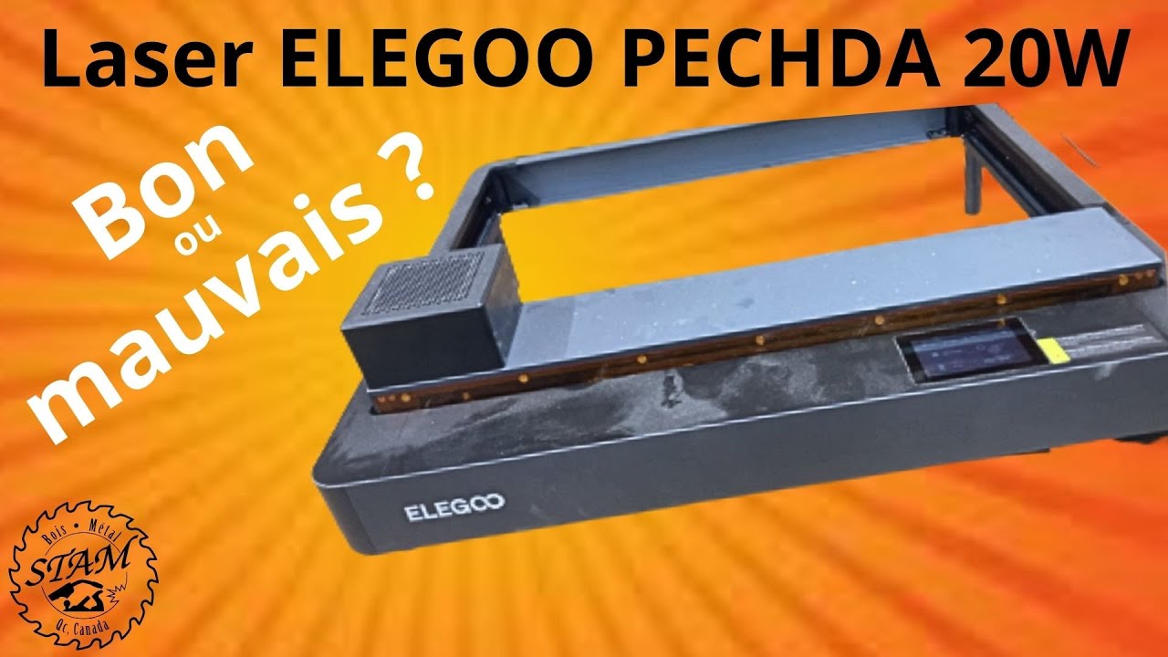 Laser Elegoo Phecda 20 W déballage et tests