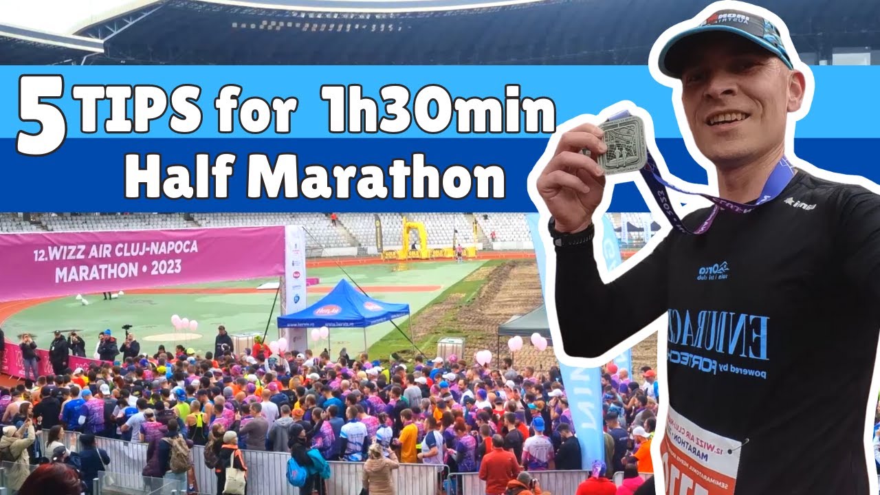 HalfMarathon Personal Record. 5 tips for running a sub 1:30 Half Marathon time. My Cluj-Napoca race