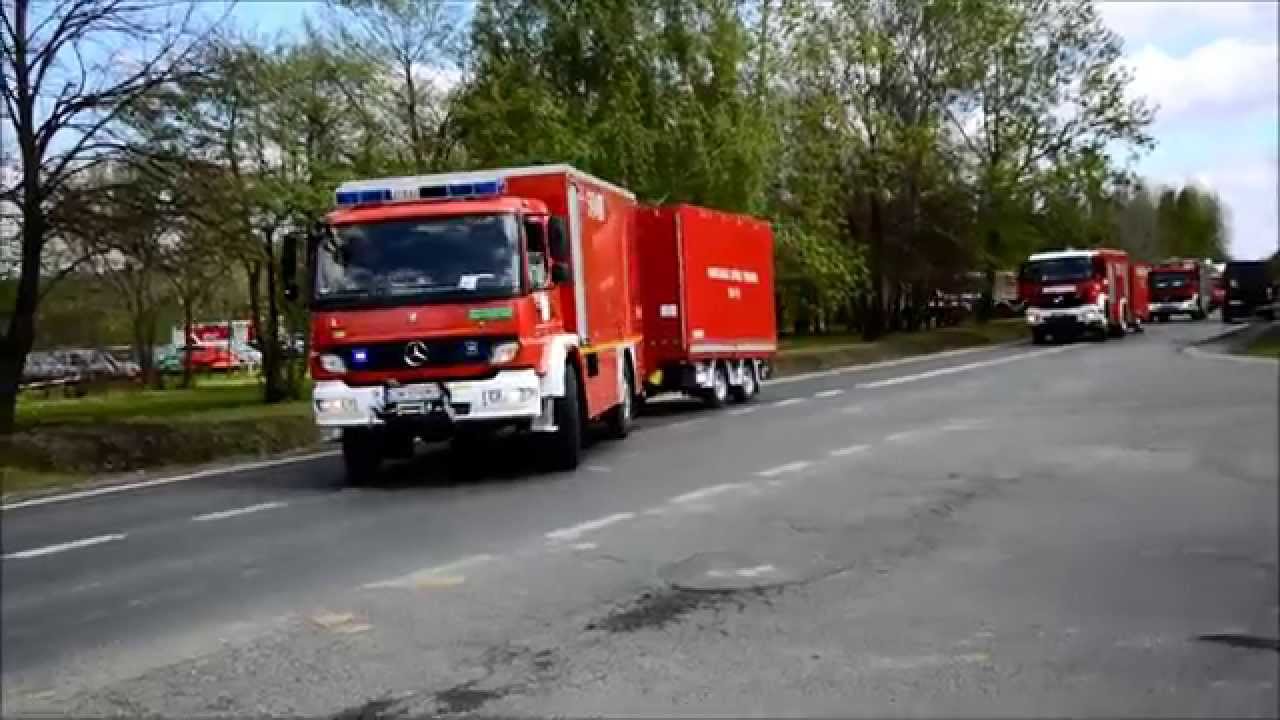 [Alarmowo] Przejazd alarmowy kompani gaśniczej 