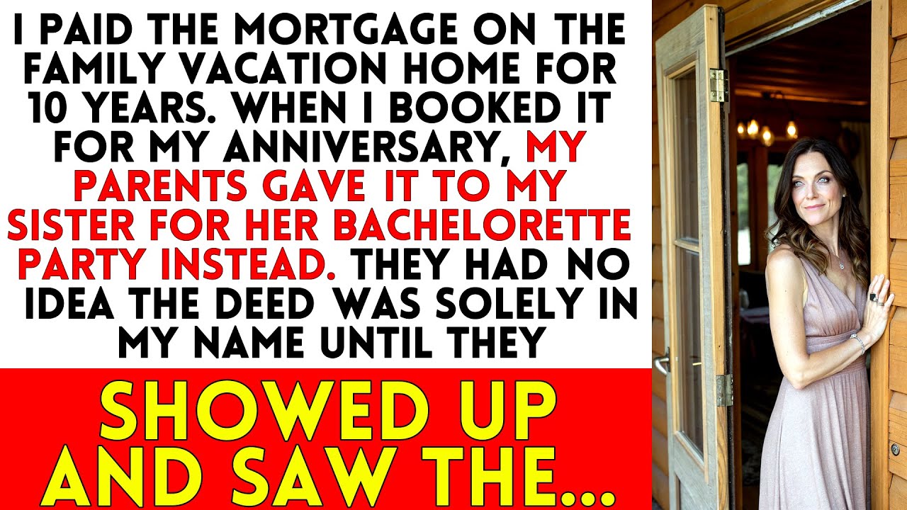 I Paid for the Family Cabin, But They Gave It to My Sister Instead