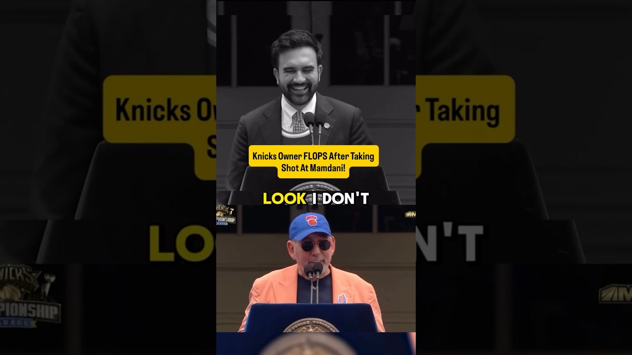 Knicks Owner Takes SHOT At Mamdani 😳🏀 #Politics #Knicks #NYC