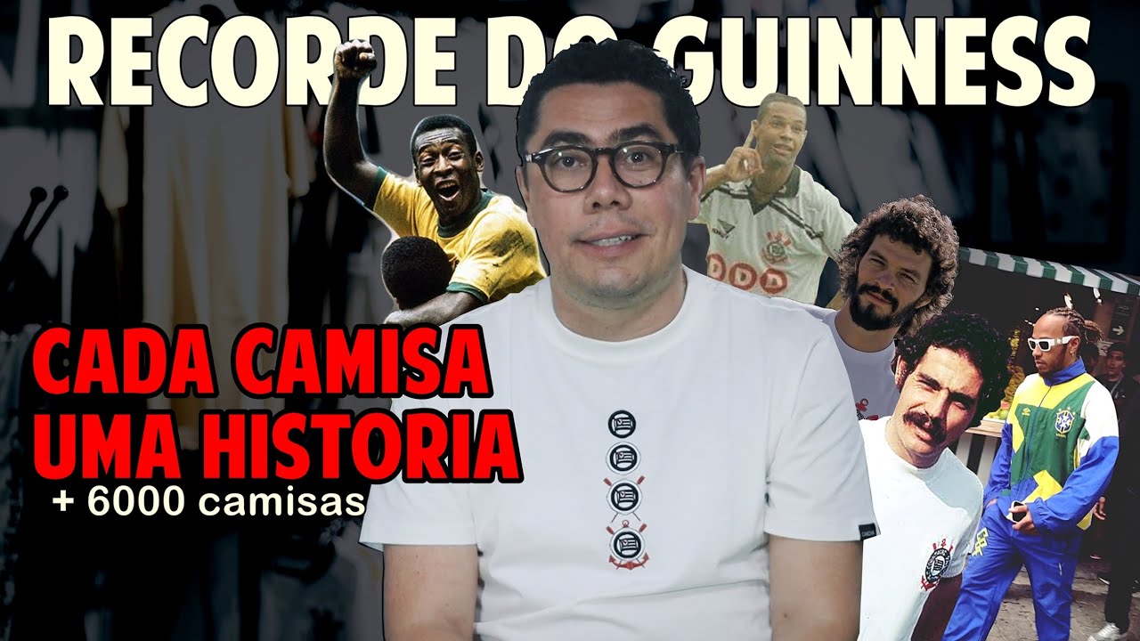 A MAIOR COLE&Ccedil;&Atilde;O DE CAMISAS DE FUTEBOL DO MUNDO