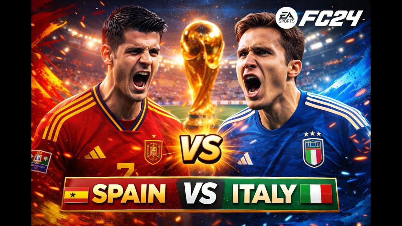 Spain Vs Italy Football World Cup Hightlights |