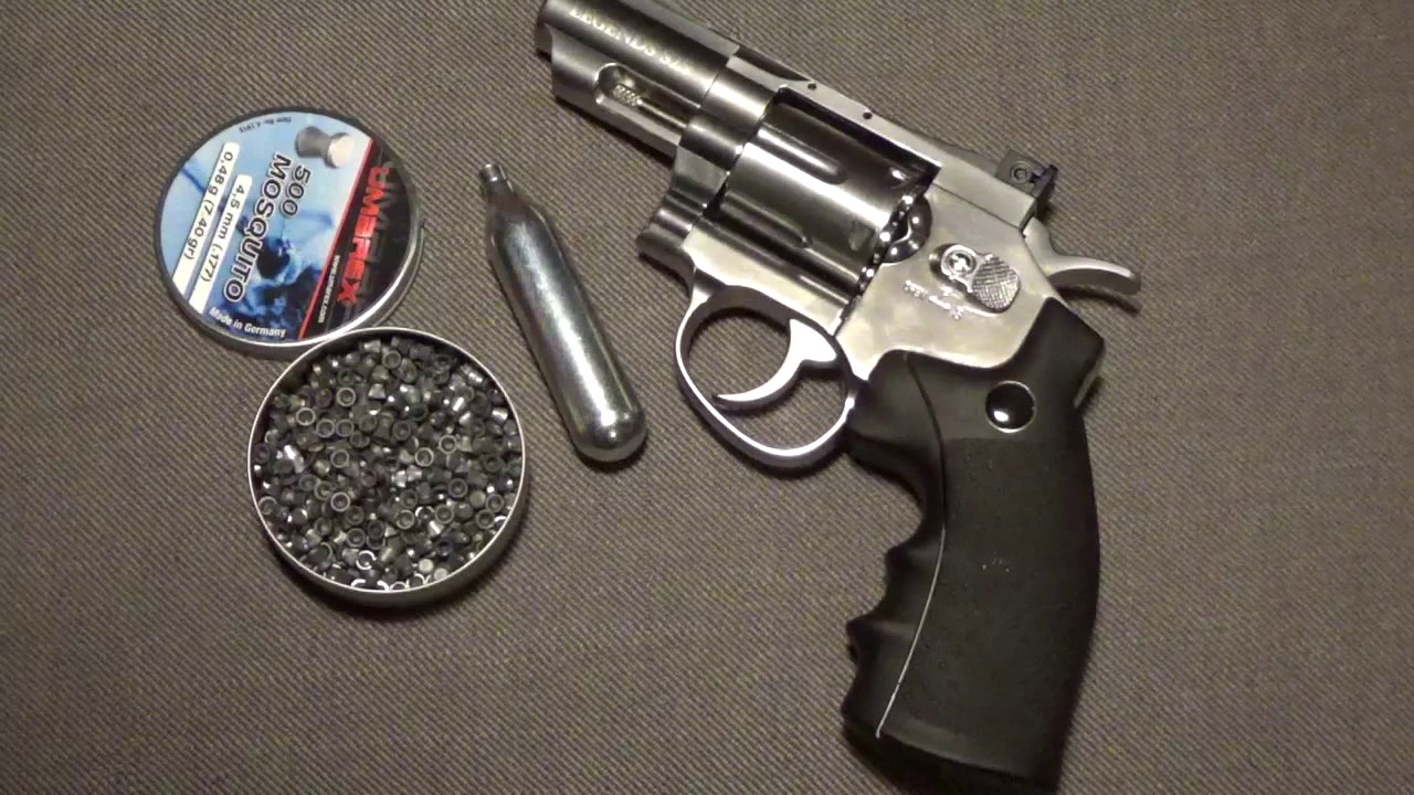 Legends S25 CO2 Revolver Kal. 4,5mm Diabolo - Review und Schusstest