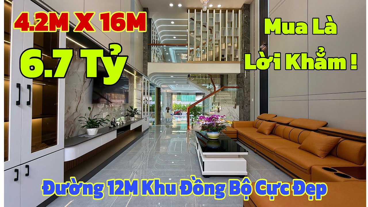 Rẻ như cho ! Chỉ 6.7 tỷ có ngay nhà đẹp đường 12M cực thoáng khu đồng bộ 100 căn tại Tô Ngọc Vân Q12