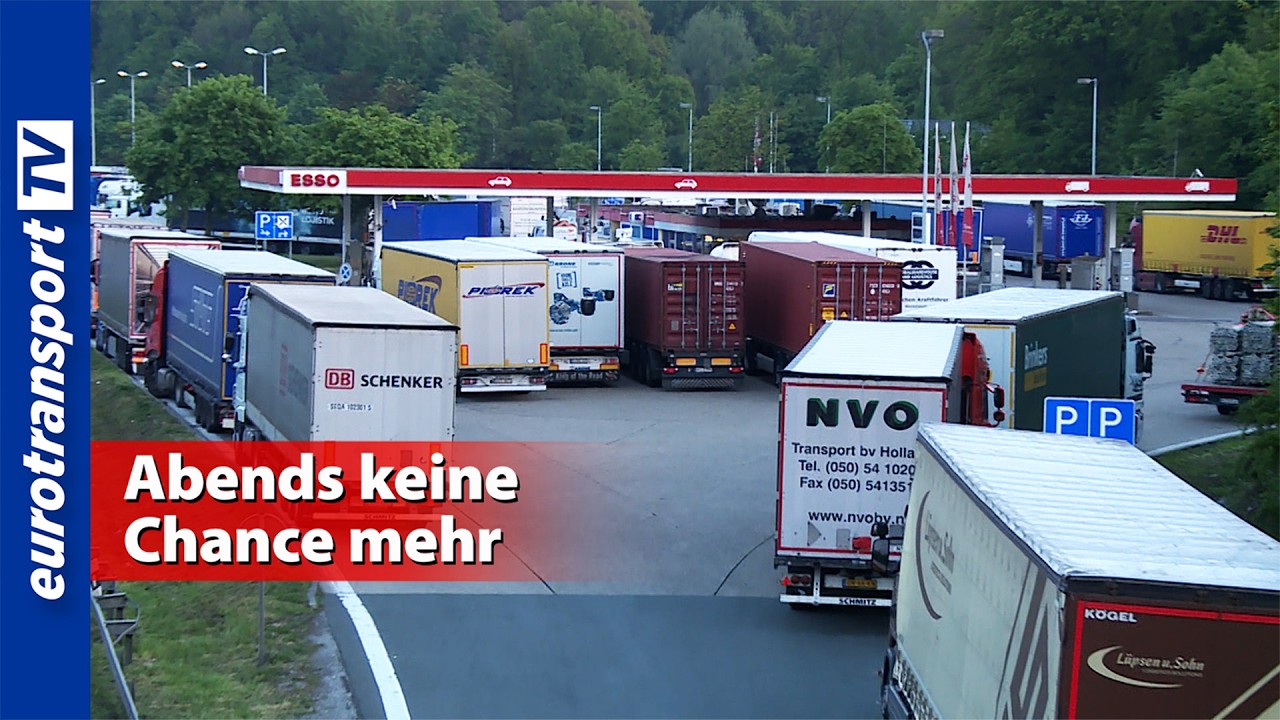 Lkw Parkplatzmangel in Deutschland: Jede Nacht ein Risiko