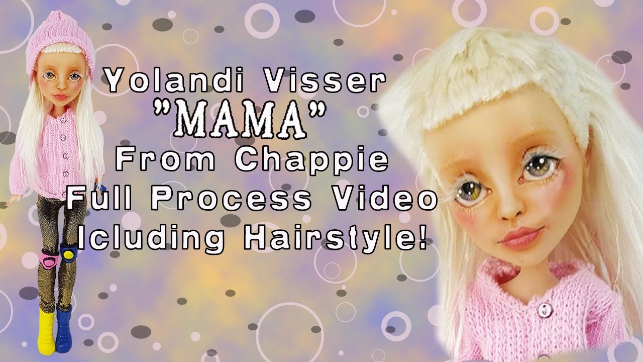 OOAK Monster High Yolandi Visser Mama From Chappie Full Process Video by Skeriosities