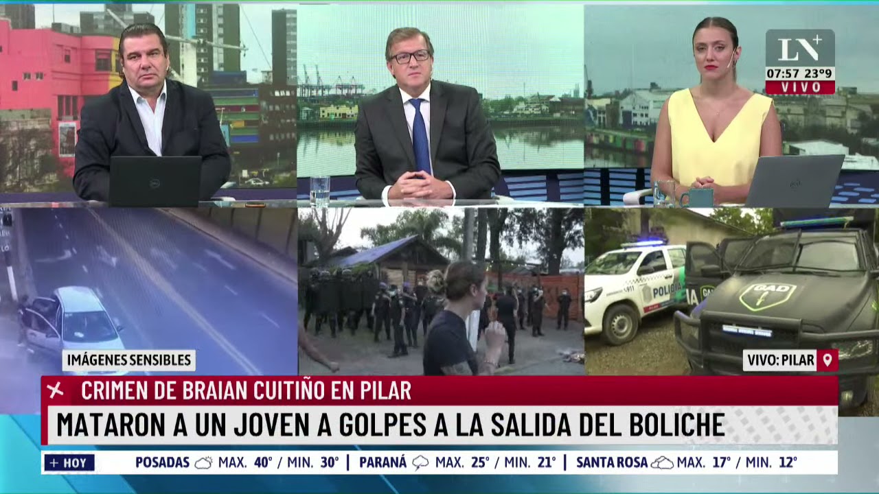 Una patota asesinó a un joven a golpes a la salida de un boliche. El crimen de Braian Cuitiño