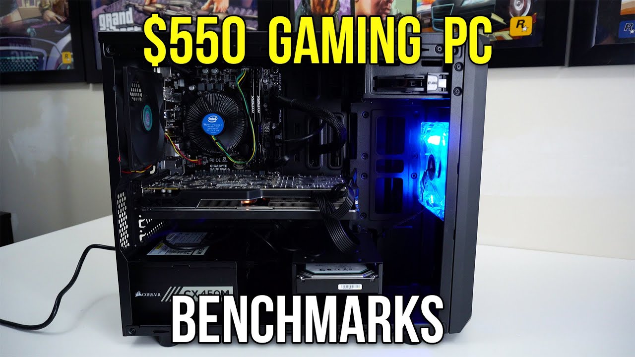 $550 GAMING PC BENCHMARKS!!