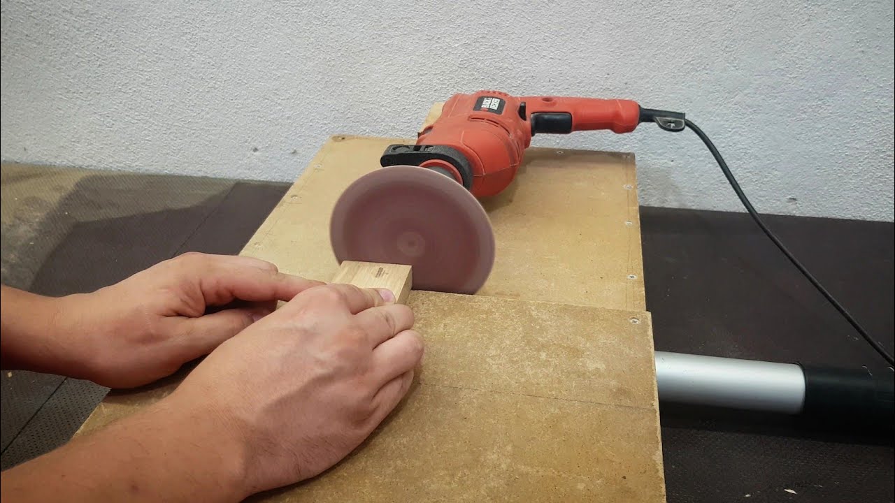 Homemade drill powered Disc Sander