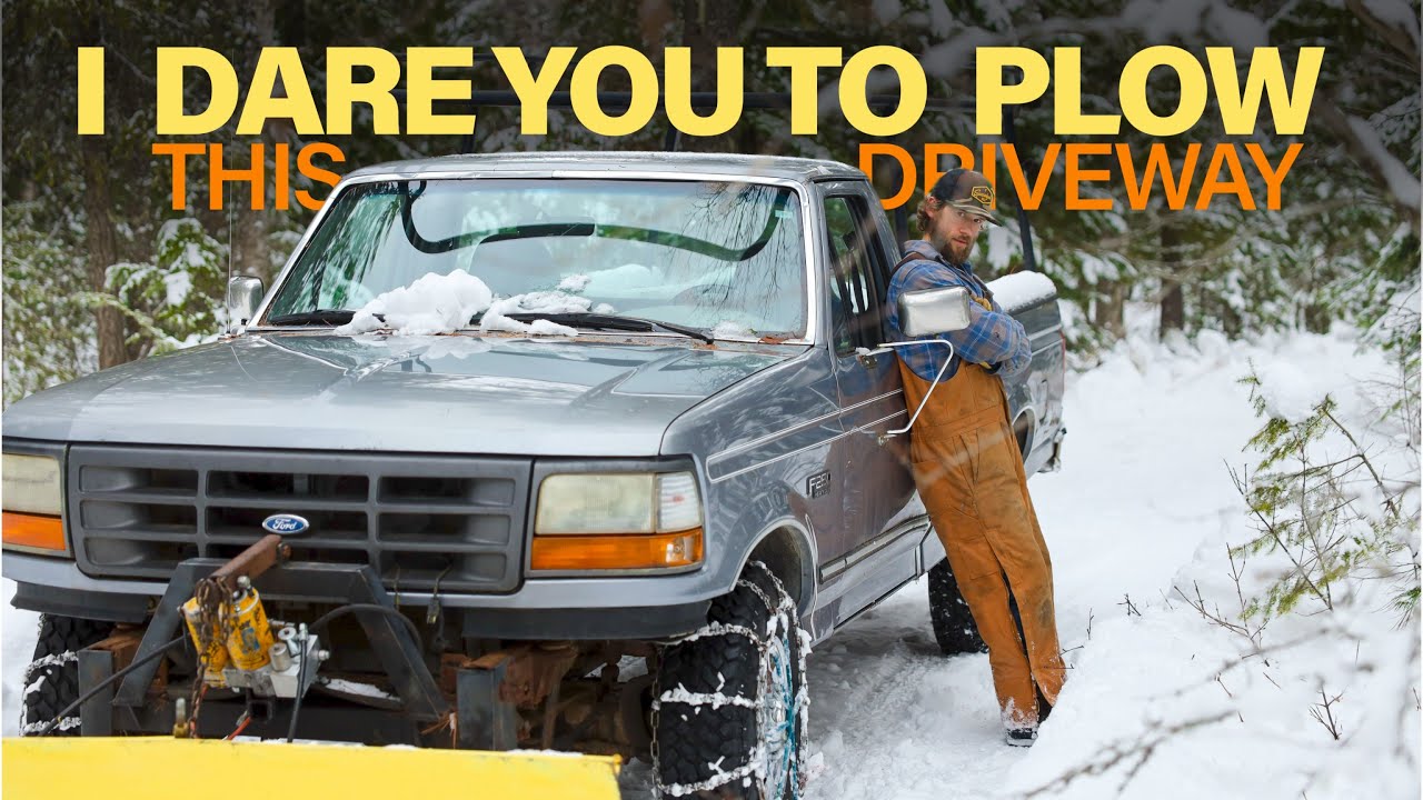 Plowing A Half Mile Long Driveway In The North Idaho Woods