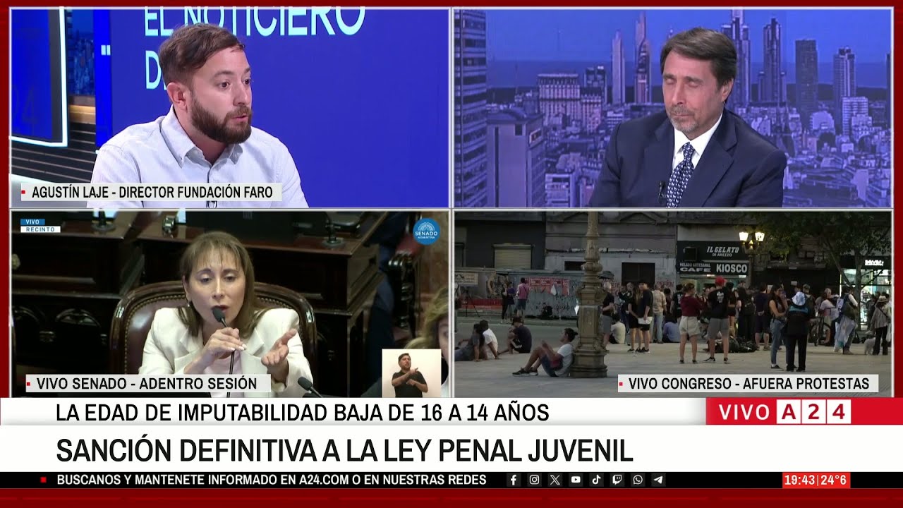 Debate sobre reformas laborales y penales en Argentina