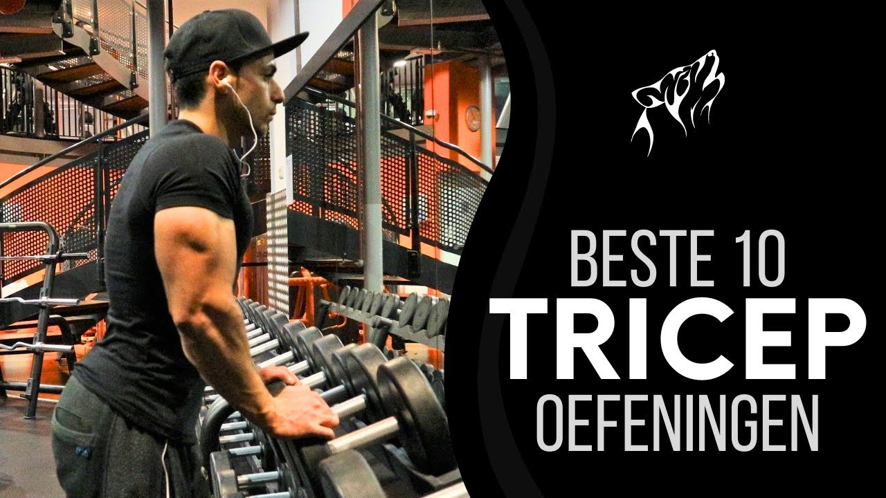 10 Beste TRICEP oefeningen voor grotere armen! #tricep