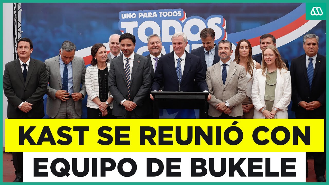 José Antonio Kast se reunió con el ministro de seguridad y justicia de Nayib Bukele