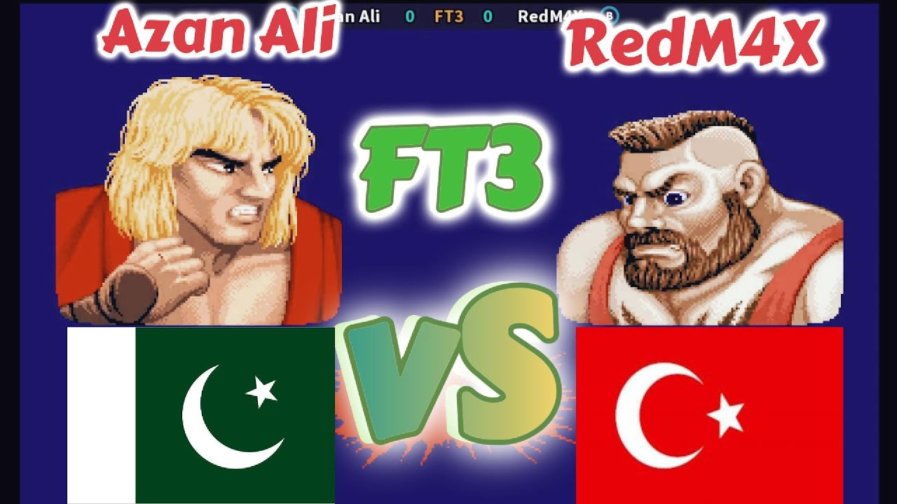 Street Fighter II': Champion Edition - Azan Ali vs RedM4X  - FT3 1080P/60FPS - 19.02.2025