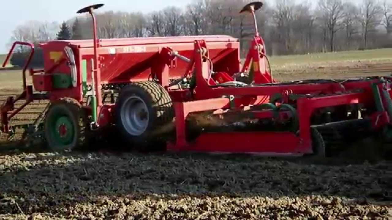 Siew Pszenicy 2015 Deutz Fahr AGROTRON M640 Unia Mars XXL 3m Siewnik Polonez 3550D SLOW MOTION