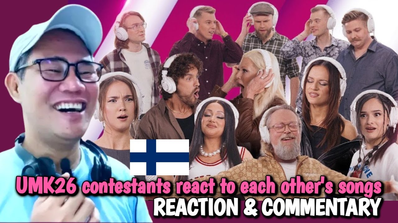 UMK26 contestants react to each other's songs // UMK26 REACTION