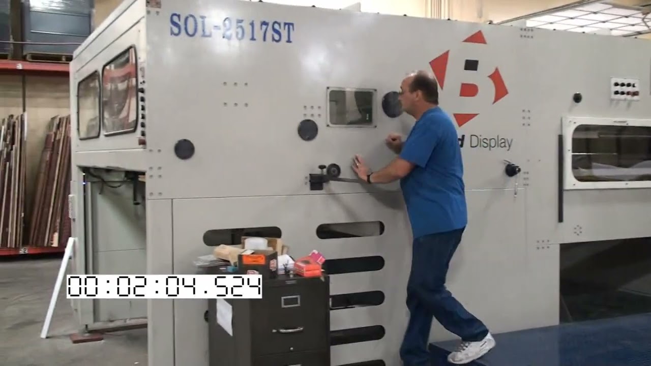 Setup of the Hitek KT 2517 Semi Automatic Platen Die Cutter
