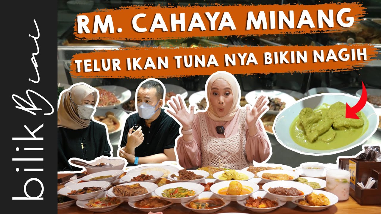 RM. CAHAYA MINANG | TELUR IKAN TUNA YANG BIKIN BIAI, SABAI DAN BIBA KETAGIHAN!! - KULINER JAMBI