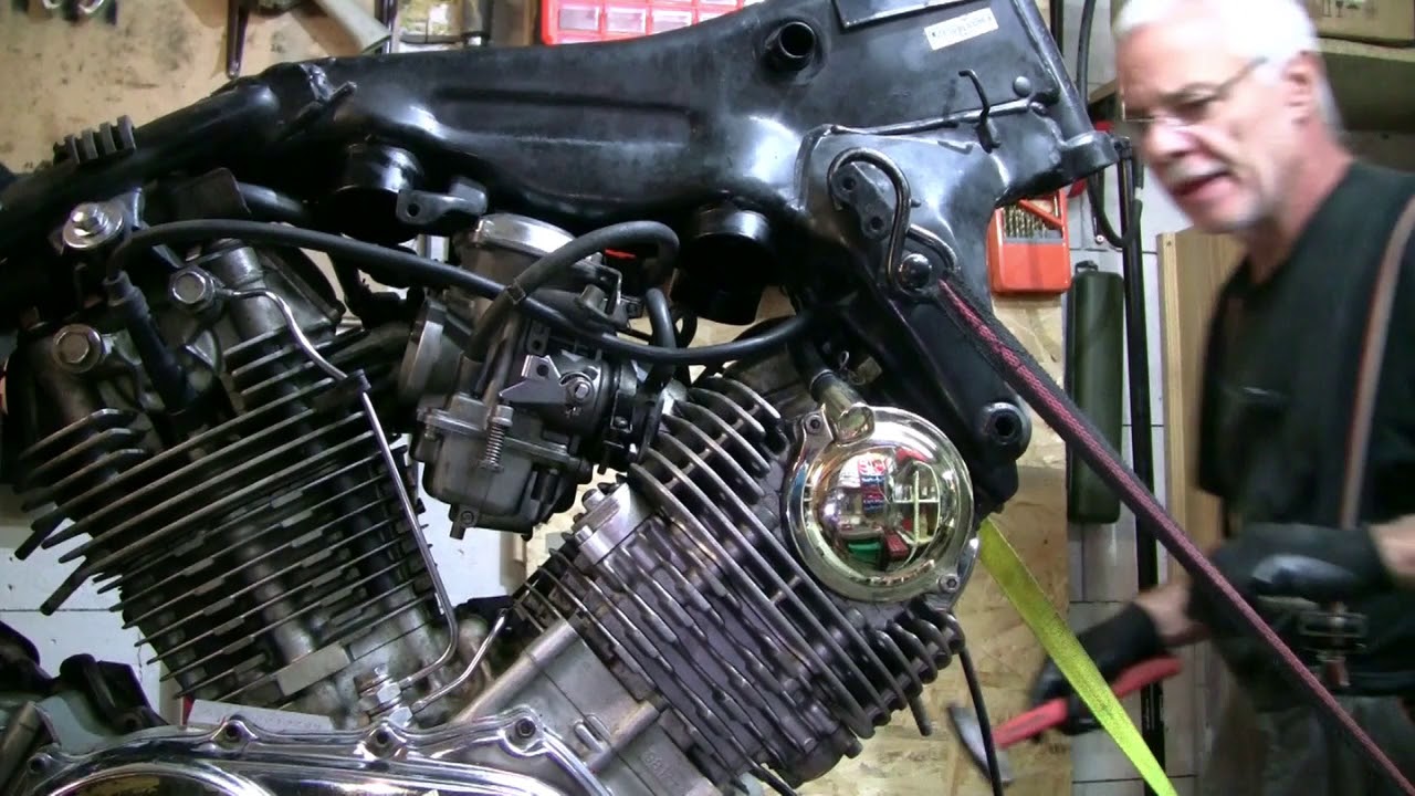 Yamaha Virago 1000, Teil 12: Motor Ausbau