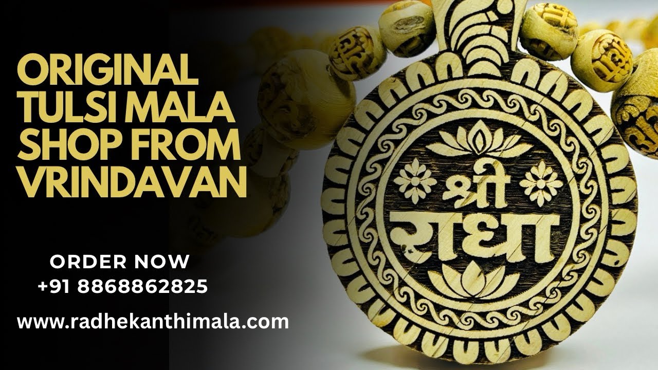 Original Tulsi Mala Shop From Vrindavan #tulsimala #radhekanthimala #radheradhe 