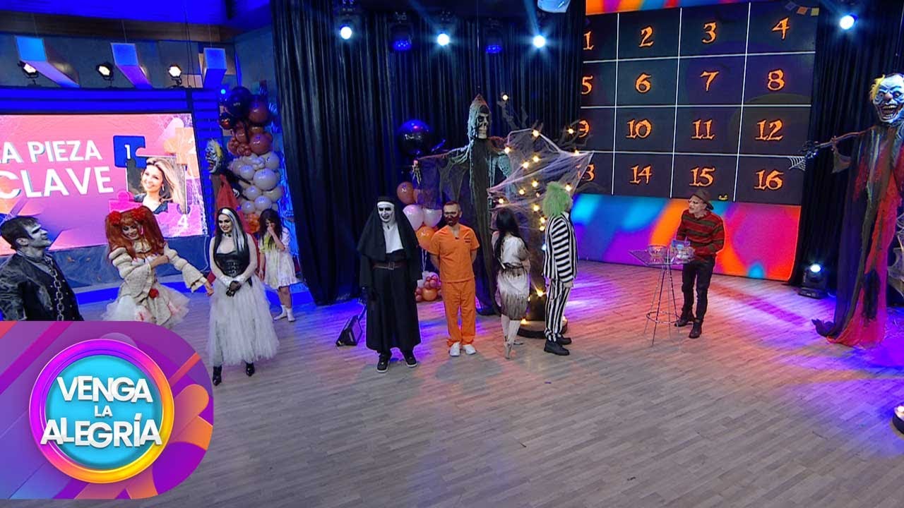¡Tuvimos a personajes de miedo en La Pieza Clave de este día! | Venga La Alegría