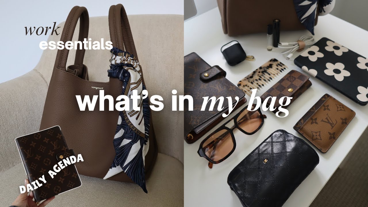 What's In My Work Bag & How I Stay Organised 👜 | Songmont Song Bag ad