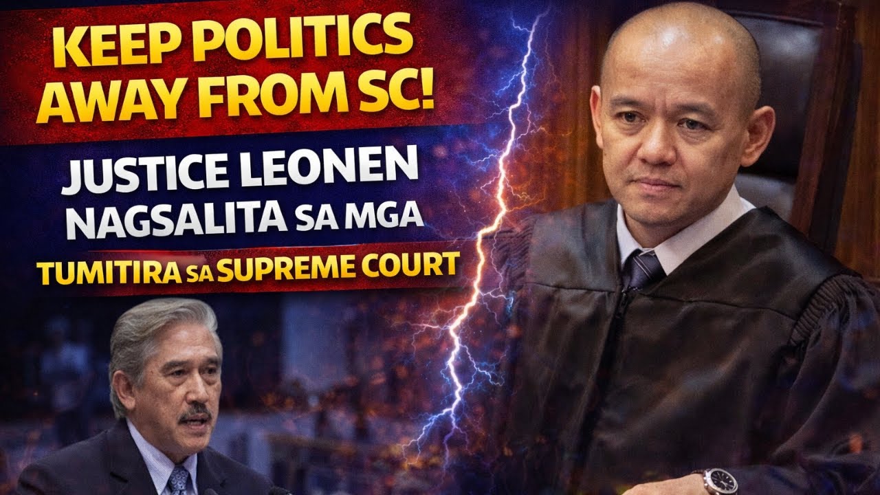 SEN TITO SOTTO KEEP POLITICS AWAY FROM SC! JUSTICE LEONEN NAGSALITA SA MGA TUMITIRA SA SUPREME COURT