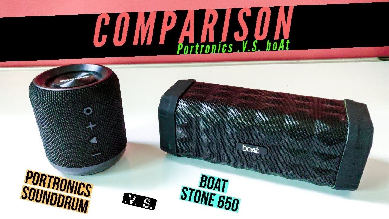 Portronics Sound Drum (POR 871) vs Boat Stone 650 Comparison video || Sound & Bass Test