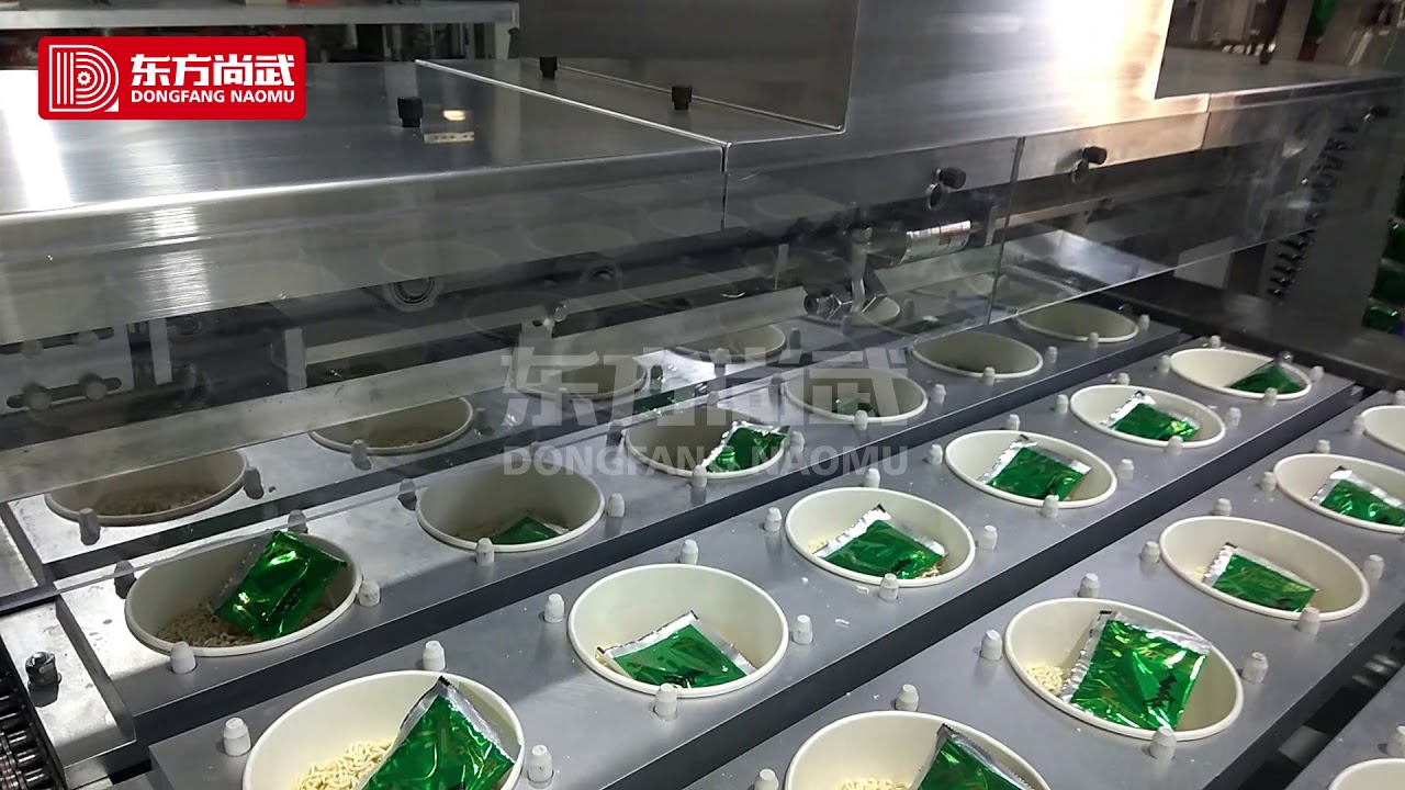 Bowl noodles, cup noodles - instant noodles production line video碗面-杯面-方便面生产线视频