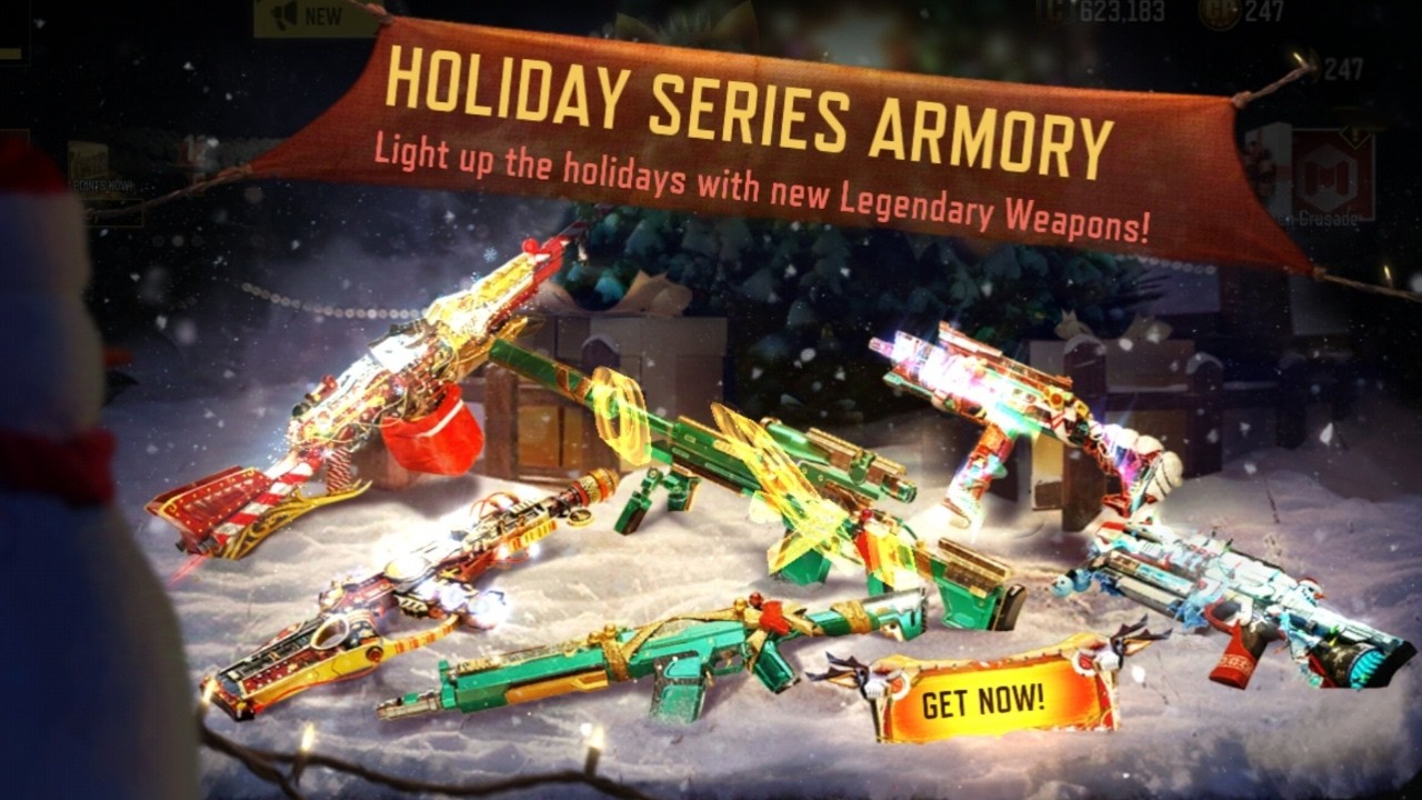 USE FREE SERIES POINTS TO GET 6 LEGENDARY SKINS - HOLIDAY SERIES!