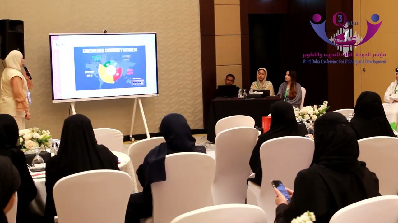 كوتش/آمنة طلال حمدان-فك الشيفرة، تكلم لغتهم، اصنع التأثير- مؤتمر الدوحة الثالث للتدريب والتطوير