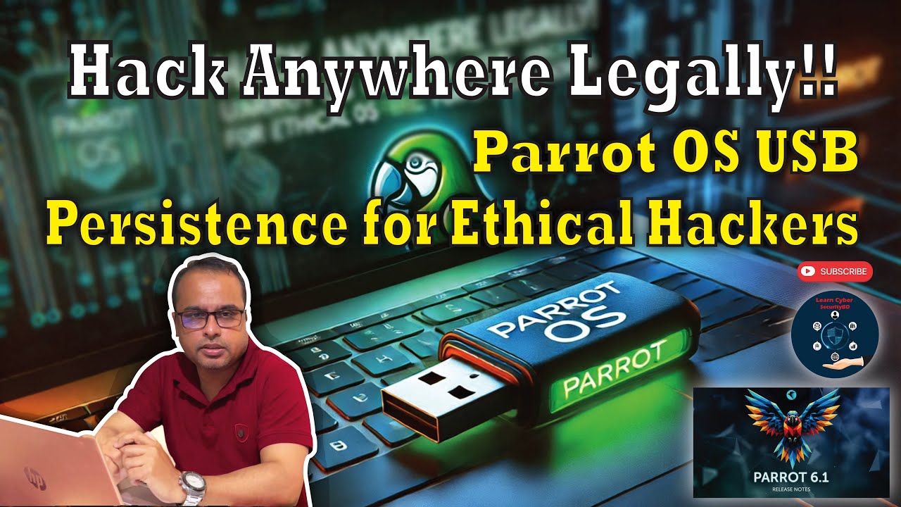 Hack Anywhere Legally! Parrot OS USB Persistence for Ethical Hackers