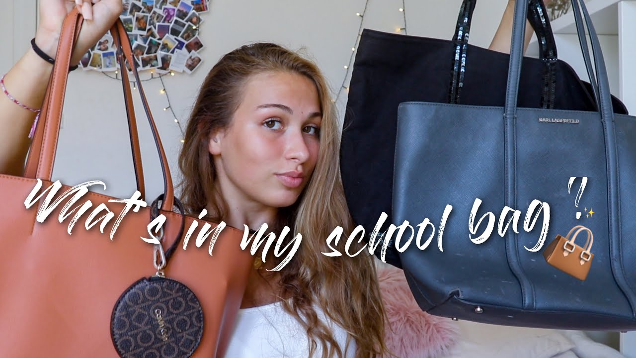 WHAT'S IN MY SCHOOL BAG | XOOENJOY