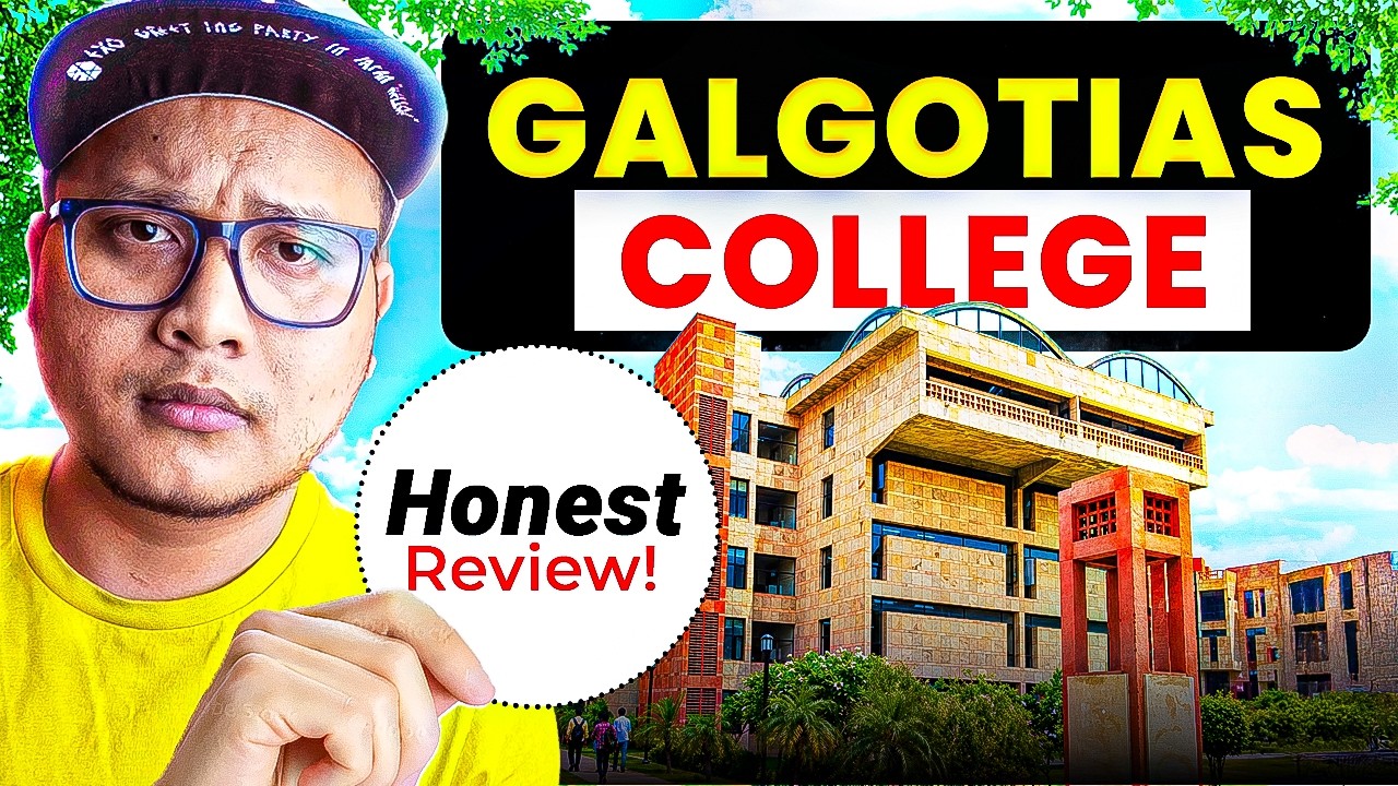 Galgotias College EXPOSED 🤬 Real Placements, Cutoff & Honest Review!