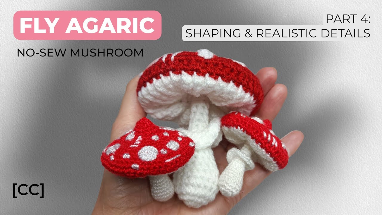 Сделай его РЕАЛИСТИЧНЫМ! 🍄 Мухомор Крючком (Часть 4: Финал и Рельефные Пятнышки)